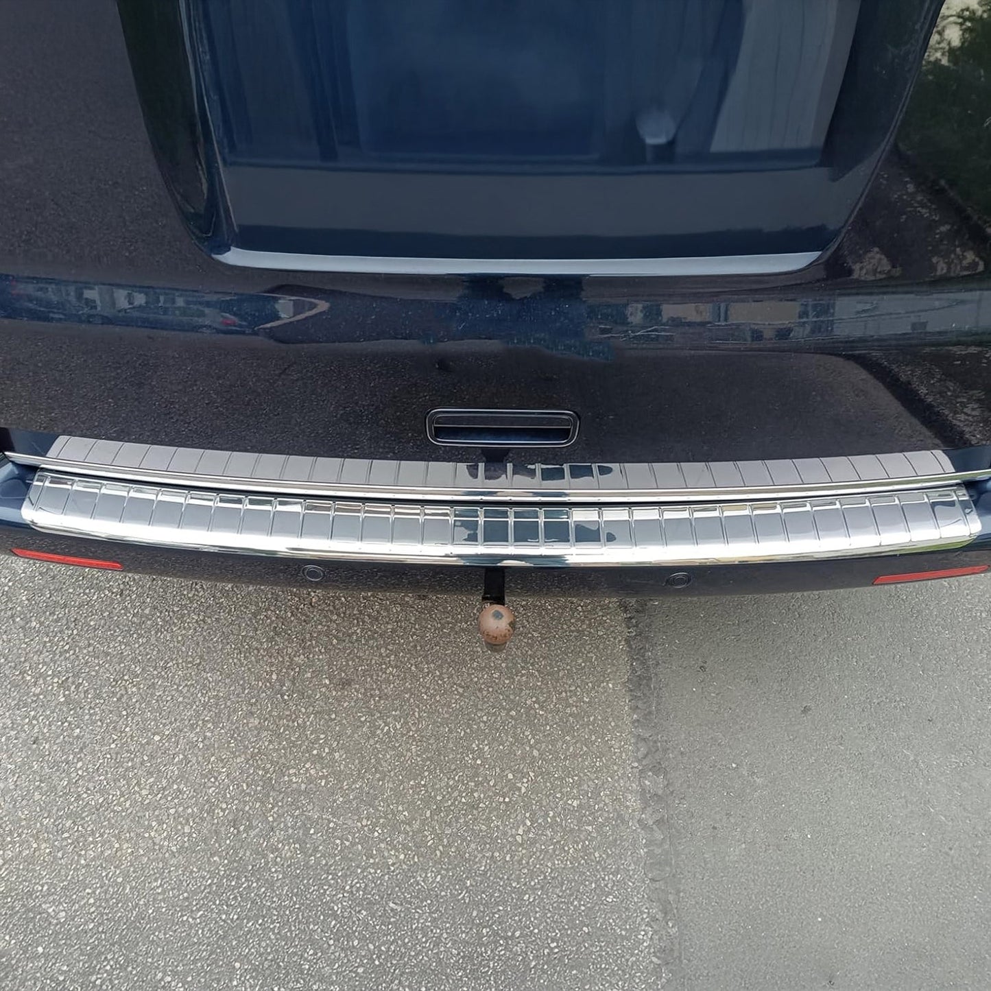 2015-2024 VW T6 T6.1 Transporter Doppeflügel Ladekantenschutz Edelstahl Chrom