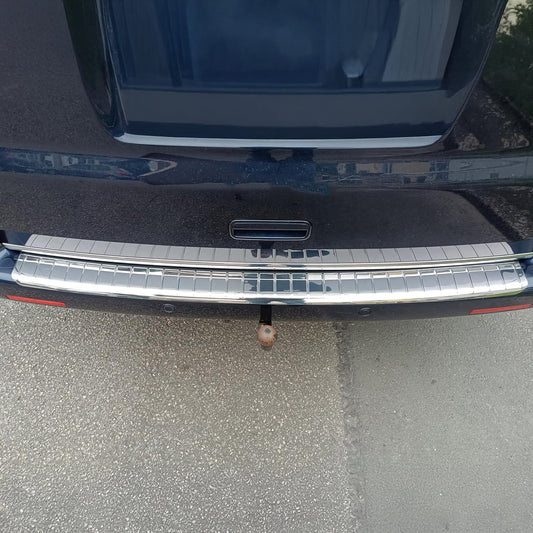 2015-2024 VW T6 T6.1 Transporter Doppeflügel Ladekantenschutz Edelstahl Chrom