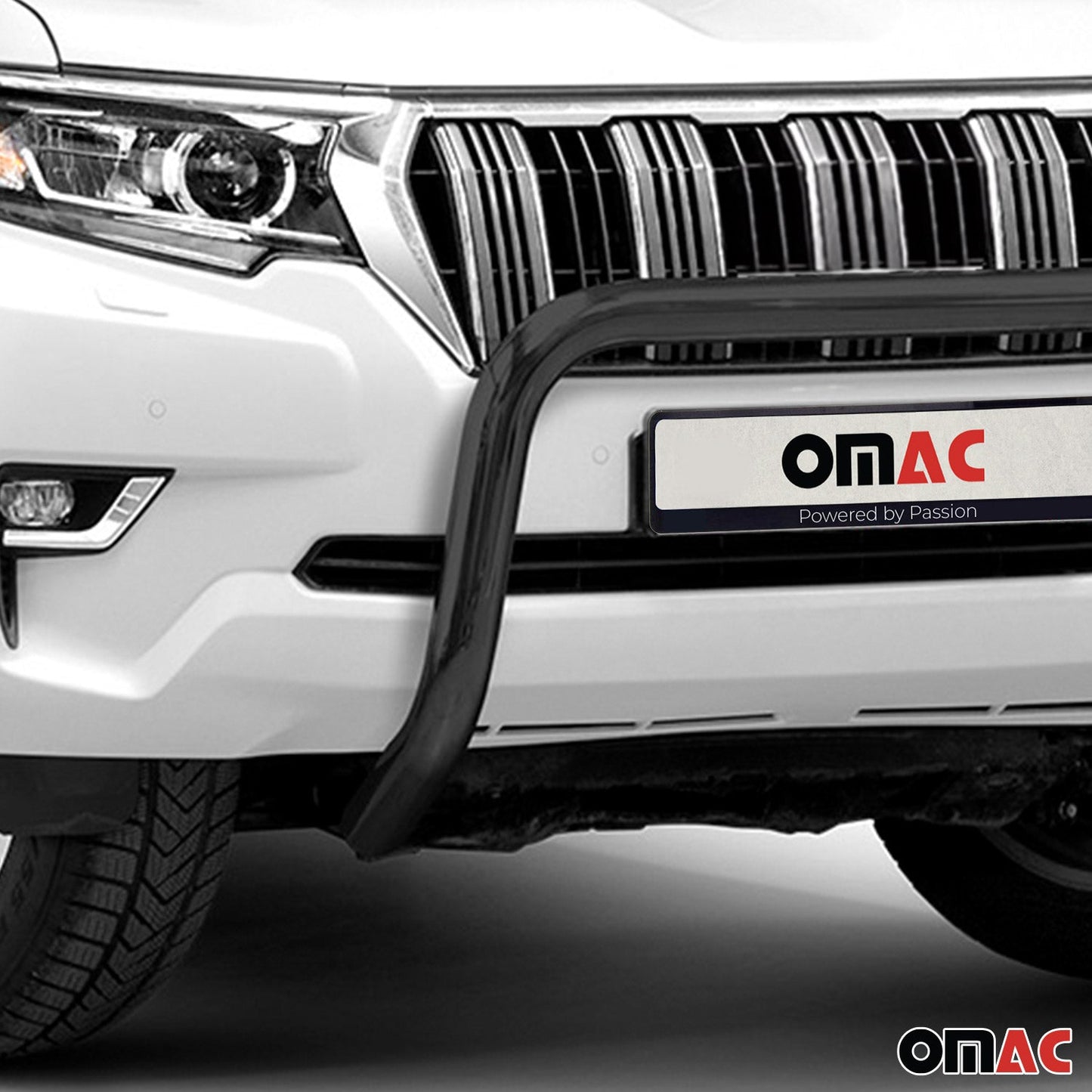 Frontbügel Frontschutz für Toyota Land Cruiser J15 2017-22 ABE Stahl Schwarz