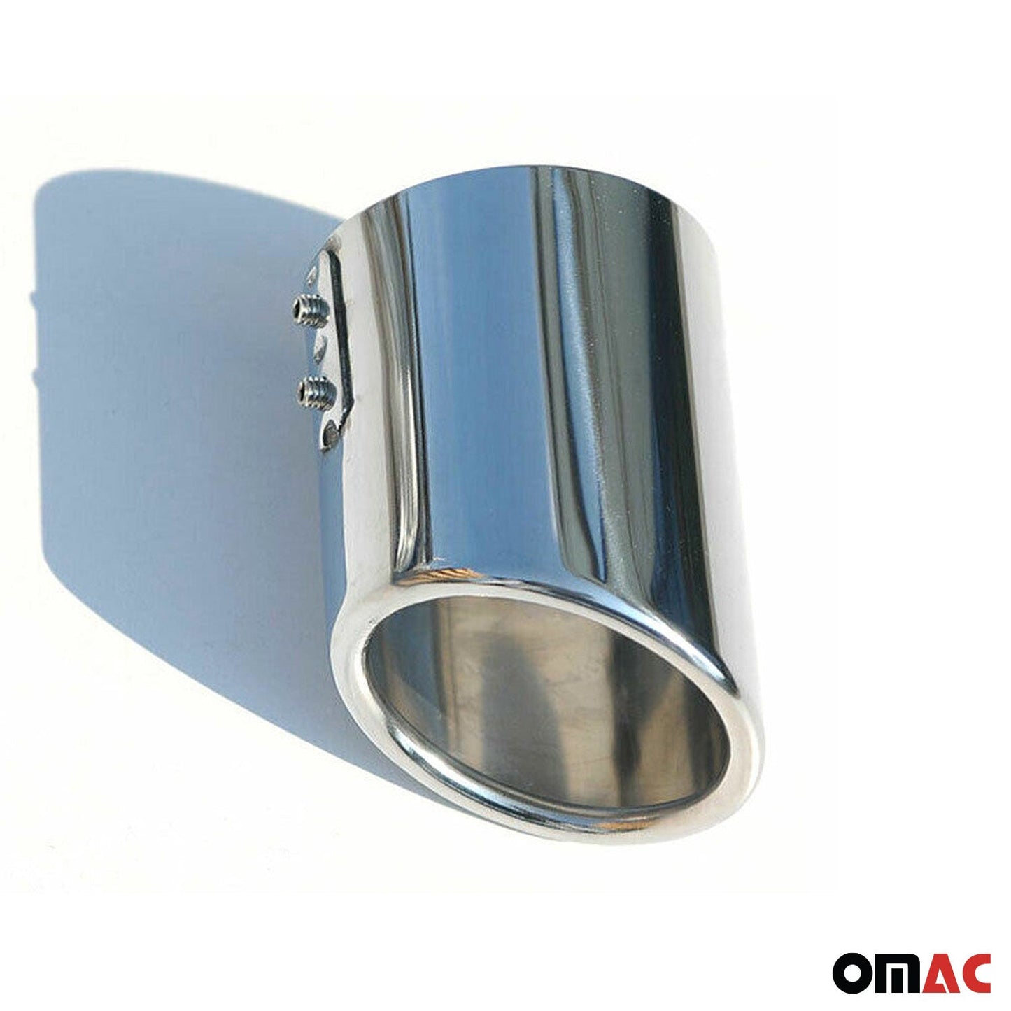 Auspuffblende Endrohr für Mercedes SL Klasse 2001-2025 Edelstahl Chrom 60mm 2tlg