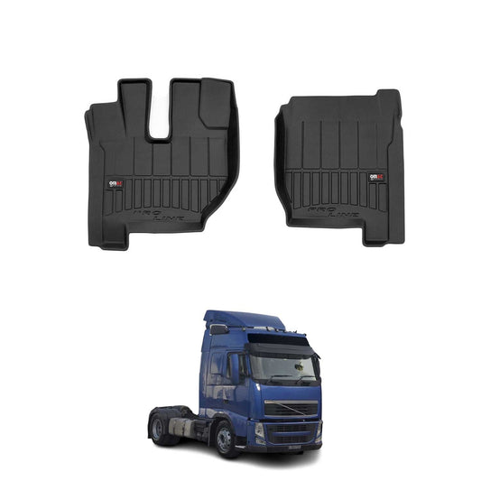 2009-2014 Volvo FH Fußmatten TPE Schwarz 2 tlg