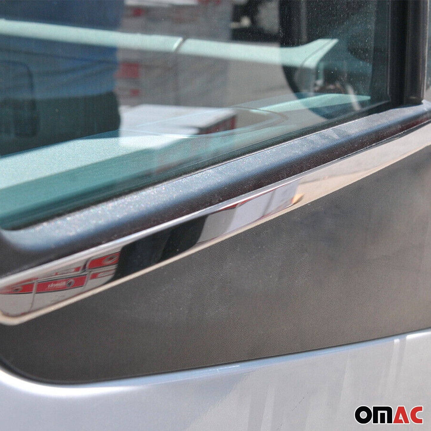 Benzi decorative pentru geamuri Ford Transit 2000-2014, oțel inoxidabil cromat, 2 bucăți