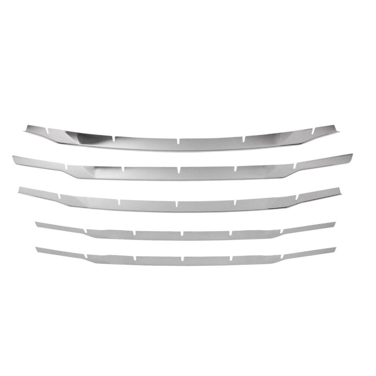 Benzi decorative grilă auto pentru Ford Tourneo Transit Courier 2018-2024, crom închis, 5x