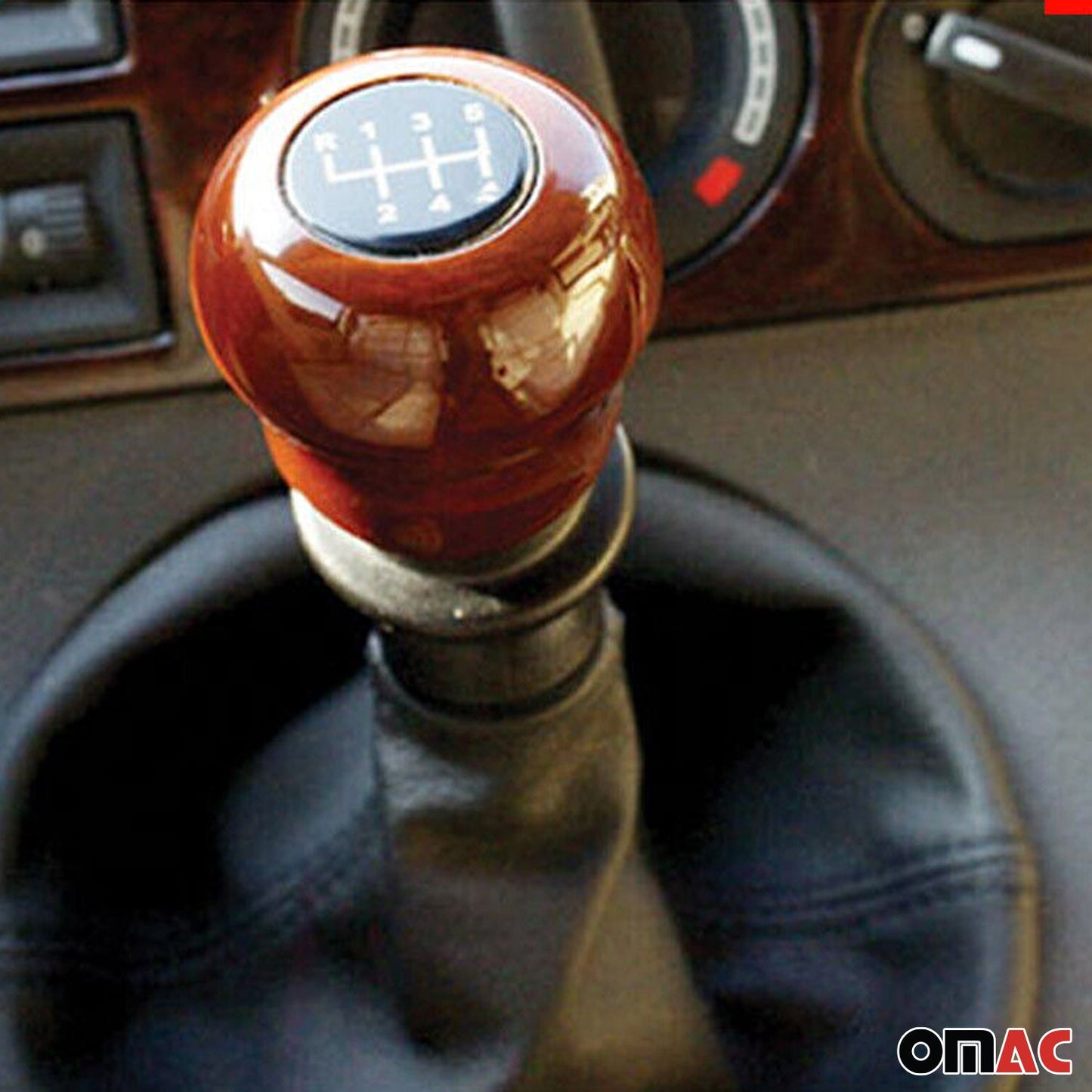 Schaltknauf Handbremsgriff Türgriff Blende für VW T5 2003-2015 Wurzelholz Satz