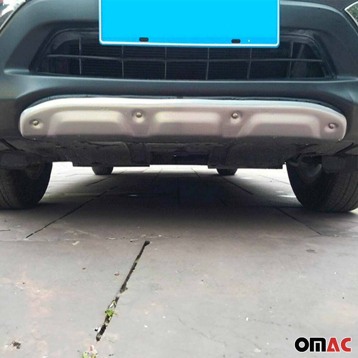 Heckdiffusor & Vorne Stoßstange Diffusor für Honda CR-V 2012-2016 Edelstahl 2tlg