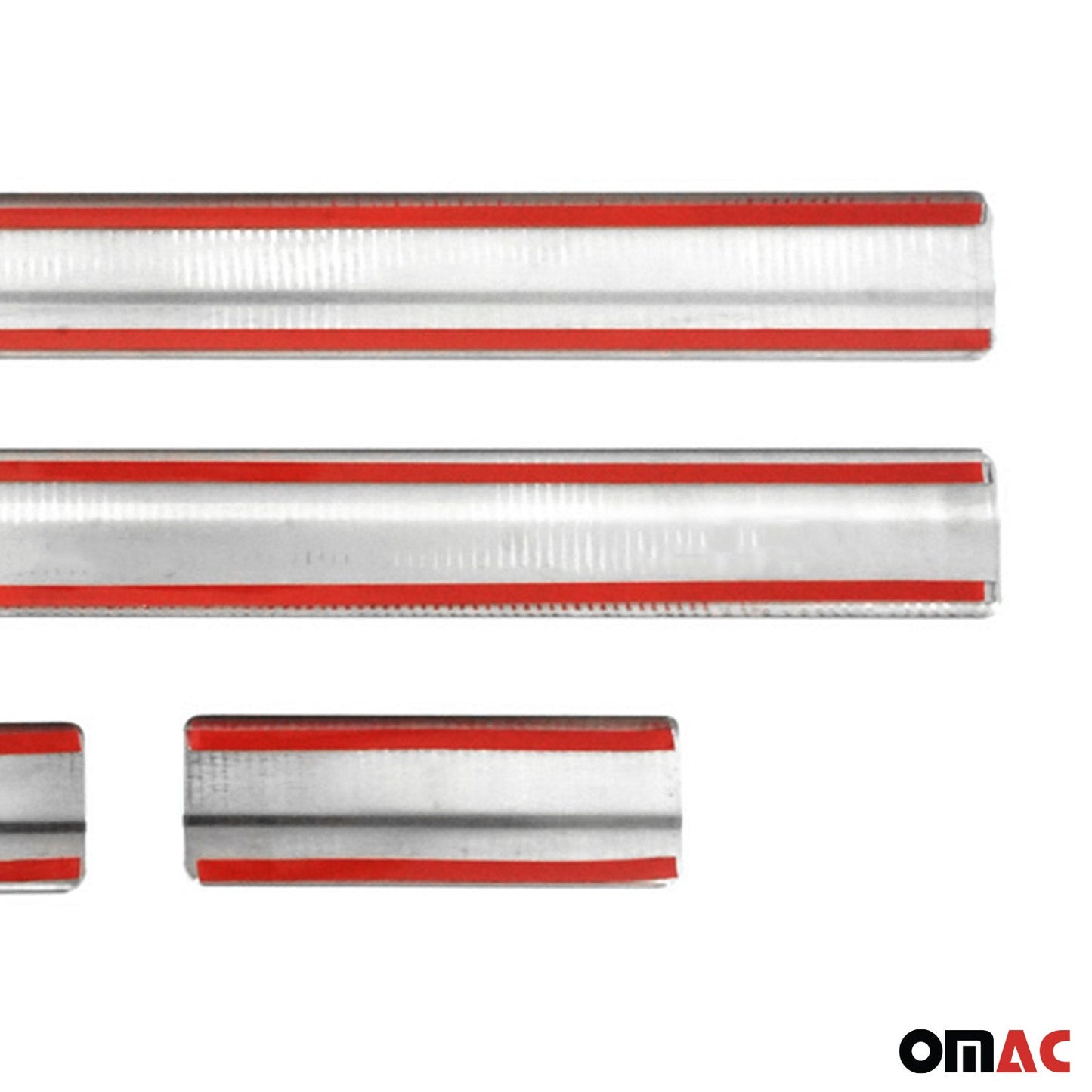 Protecții prag ușă pentru Nissan Qashqai +2 2008-2014, oțel inoxidabil, 4x