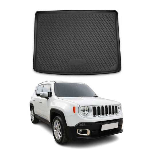 Covoraș portbagaj/tapițerie portbagaj pentru Jeep Renegade 2014-2024, cauciuc TPE, negru