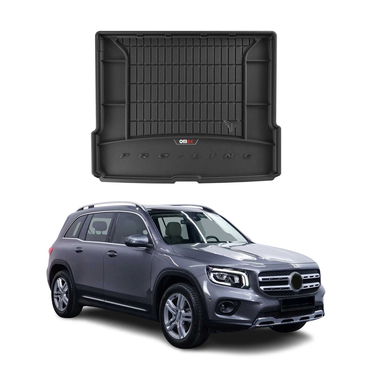 OMAC Gummi Kofferraumwanne für Mercedes GLB X247 2019-2025 TPE Laderaumwanne
