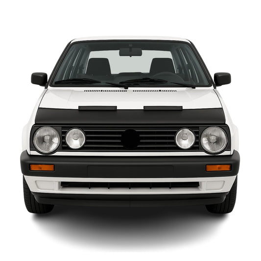 Haubenbra Steinschlagschutz Bonnet Bra für VW Golf 1983-1991 Schwarz Halb