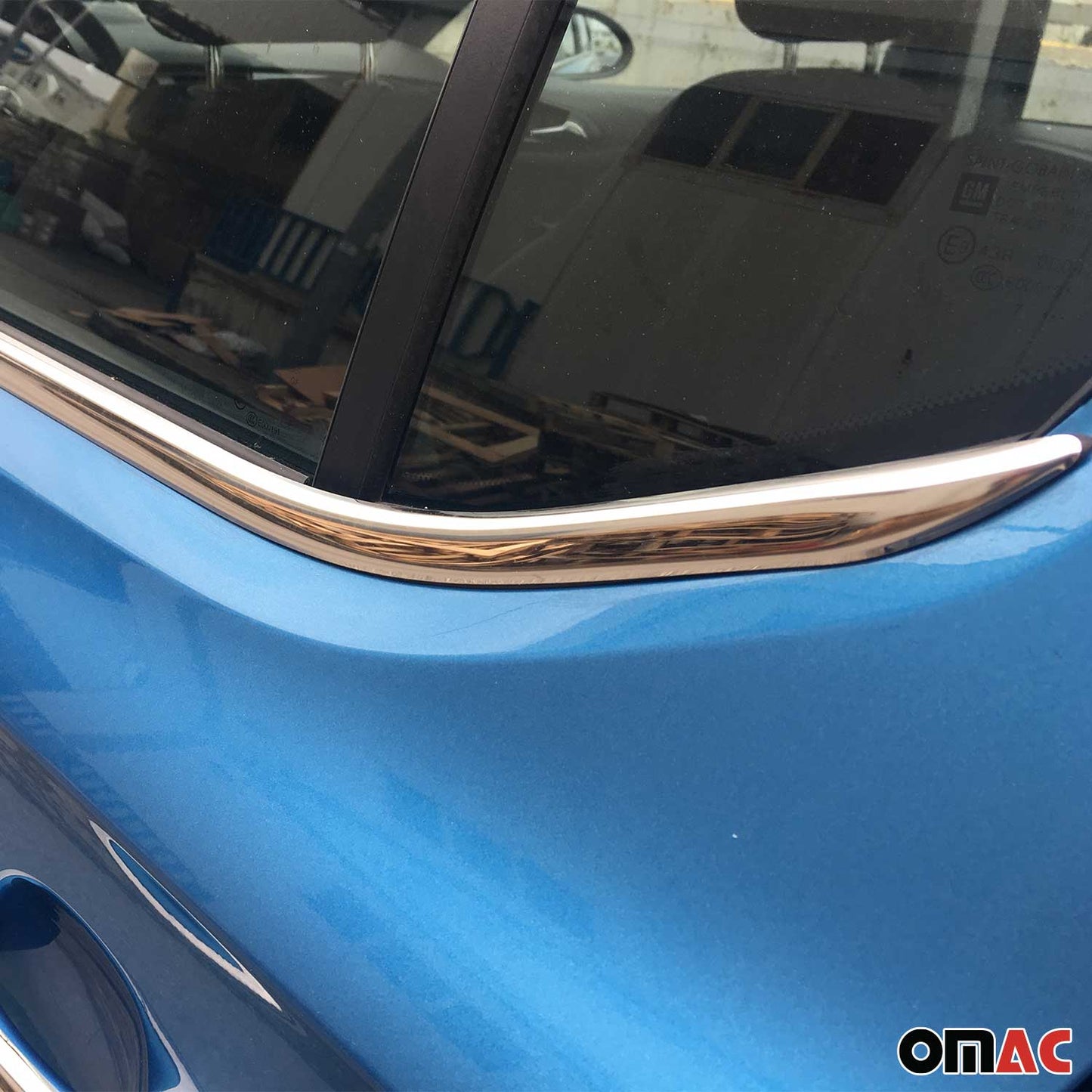 Fensterleisten Zierleisten für Opel Corsa 2015-2019 Edelstahl Chrom 6tlg