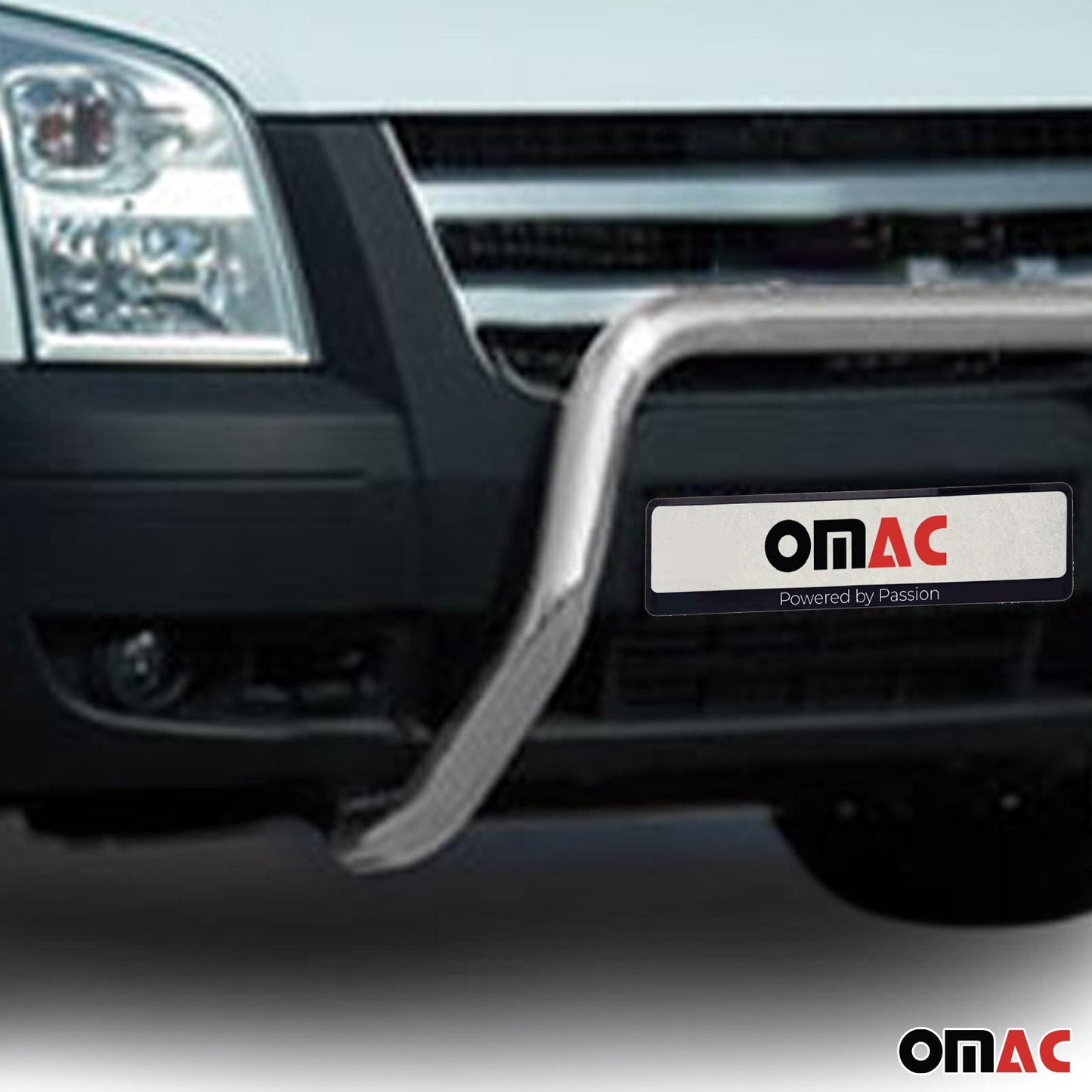 Bară de protecție/buton față pentru Ford Transit 2006-2012 cu ABE (omologare de tip germană) protecție argintie împotriva impactului