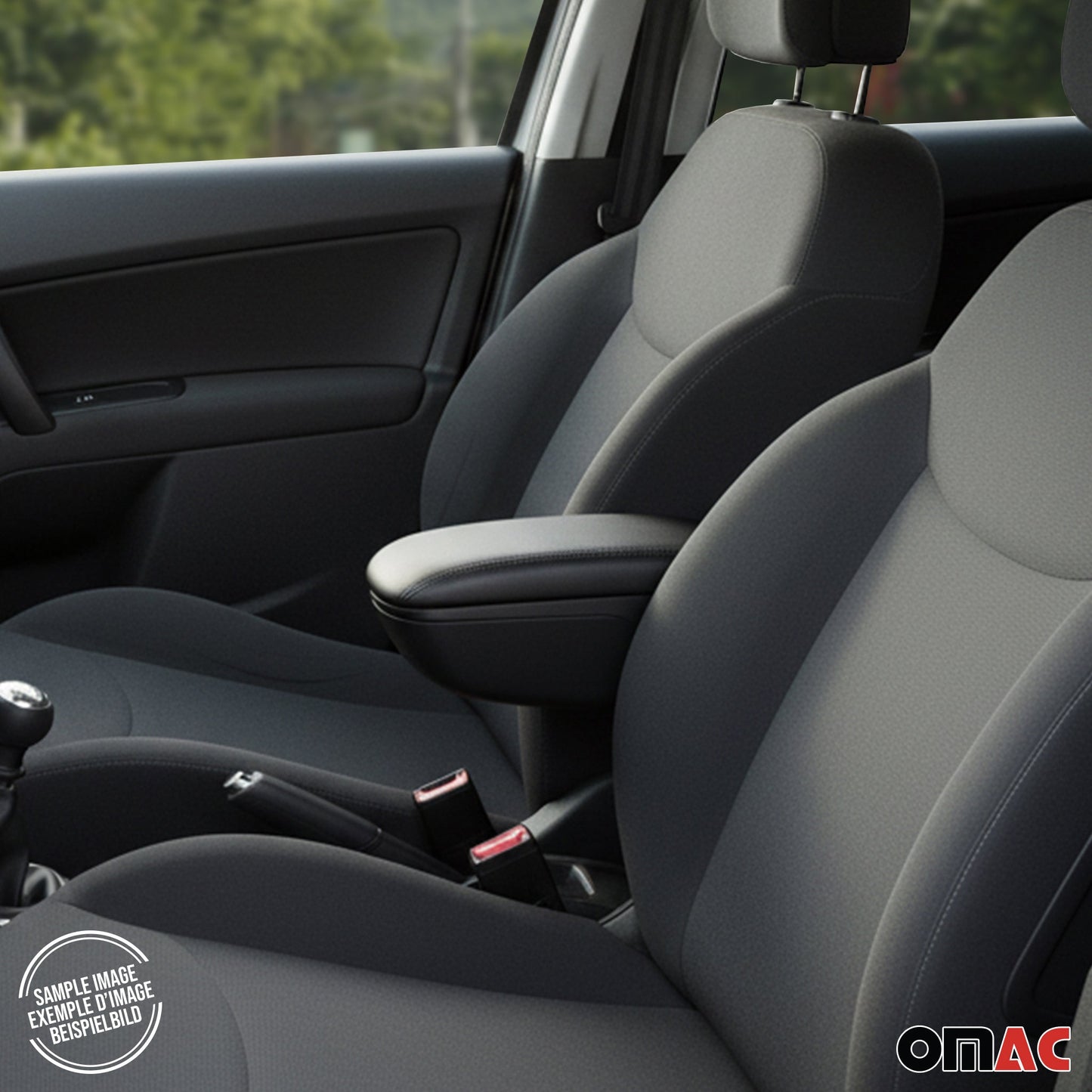 Mittelarmlehne Armlehne für Dacia Duster 2 2018-2024 mit adapter ABS Schwarz