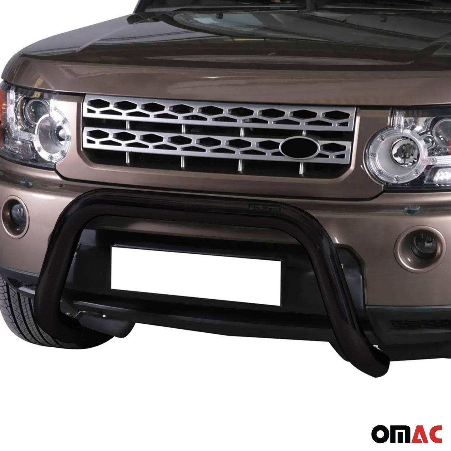 Bară de protecție/buton față pentru Land Rover Discovery 4 2009-2016 ø76mm Negru