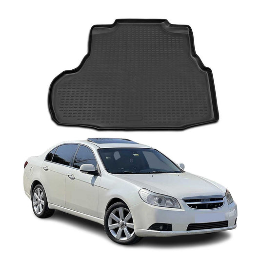 Covoraș portbagaj/tapițerie portbagaj pentru Chevrolet Epica 2006-2021, cauciuc TPE, negru
