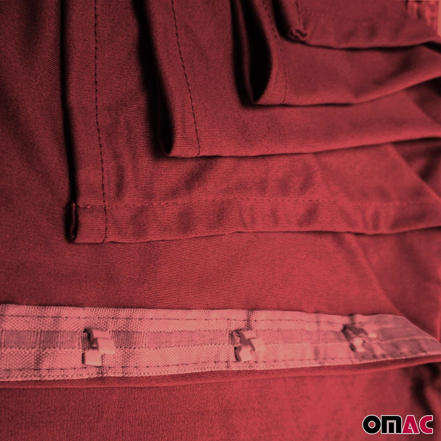 Sonnenschutz Gardinen MAß Vorhänge für Ford Transit 2003-2014 Langer Rot 10x