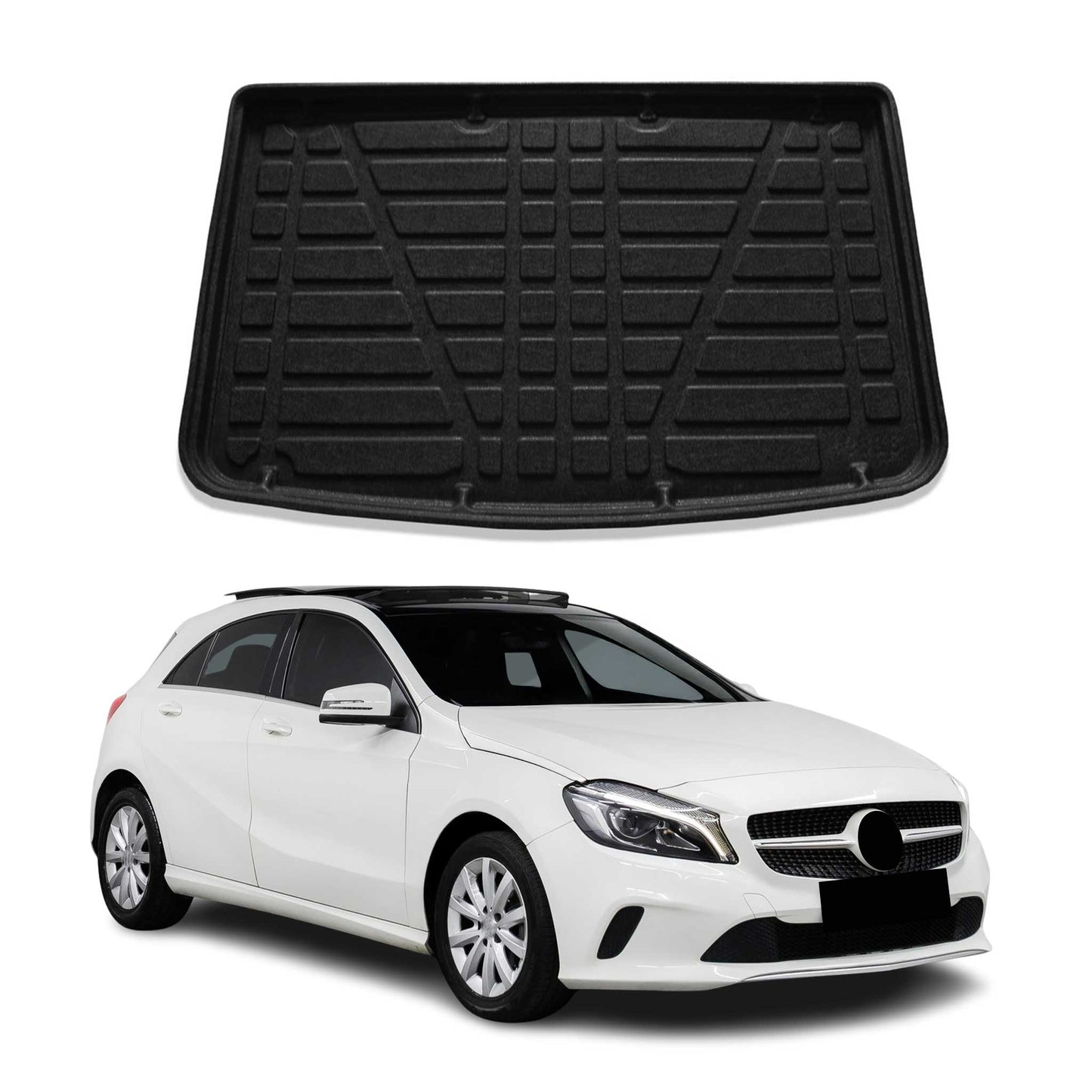 Protecție portbagaj/cargo pentru Mercedes Clasa A hatchback 2013-2018, cauciuc