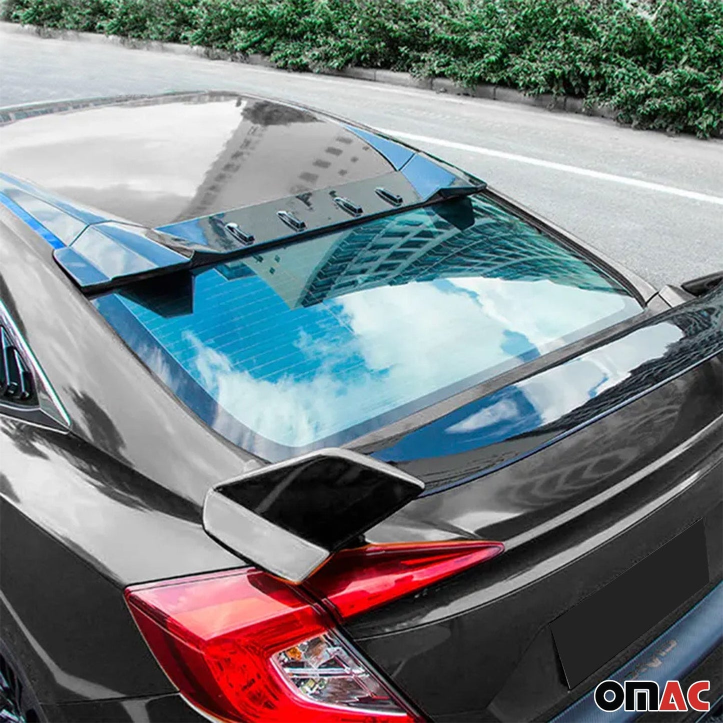 2016-2021 Honda Civic X Limo Type-R Heckspoiler Hecklippe Grundiert
