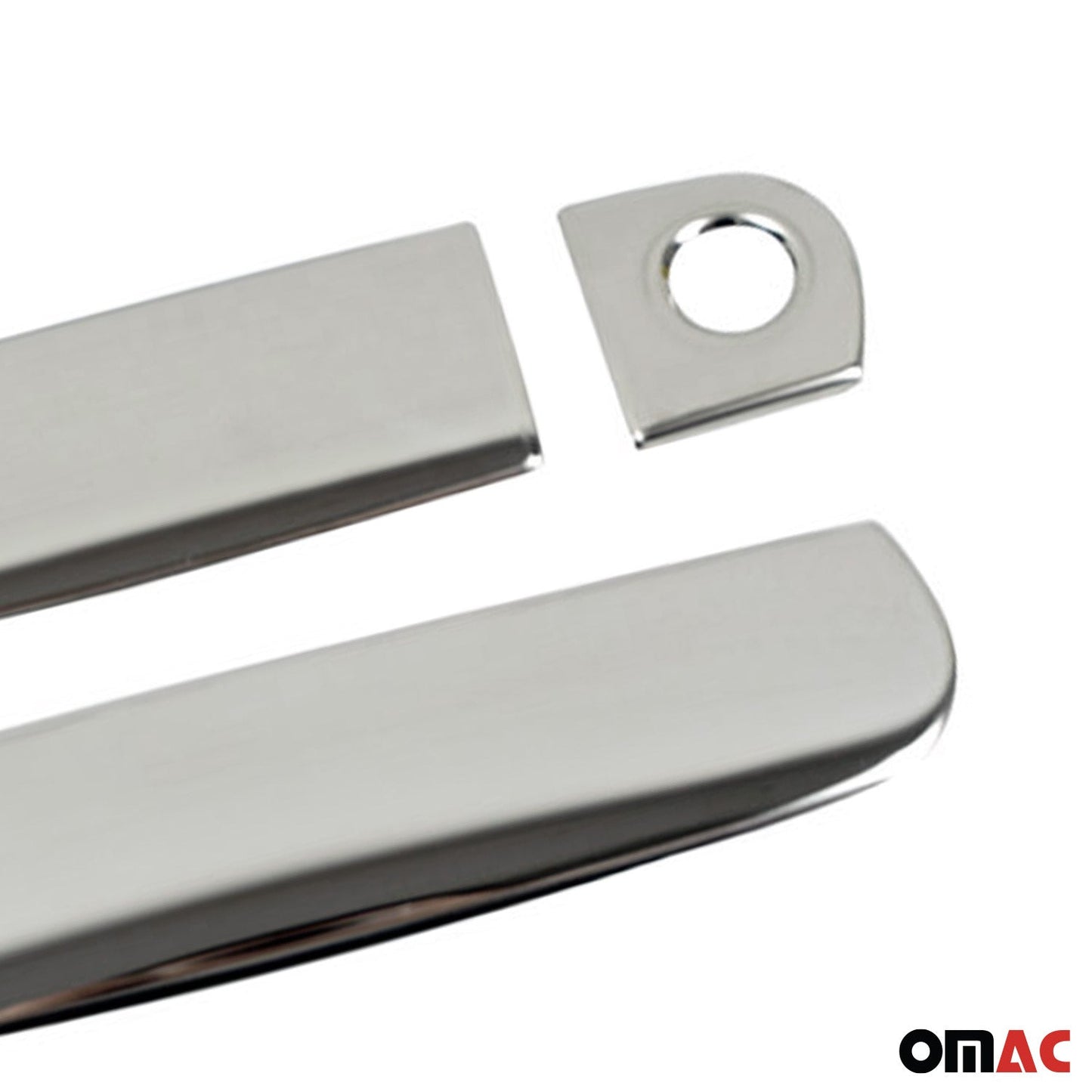 Ornamente mâner ușă, capace mâner ușă pentru Audi A3 8P 8P 8V 2003-14 2 uși cromate argintii 3x