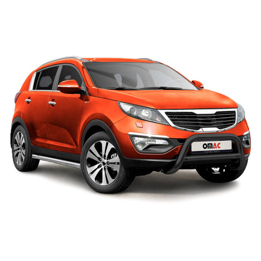 Bară de protecție/buton față pentru Kia Sportage 2010-2015 cu ABE (omologare de tip germană) Negru oțel