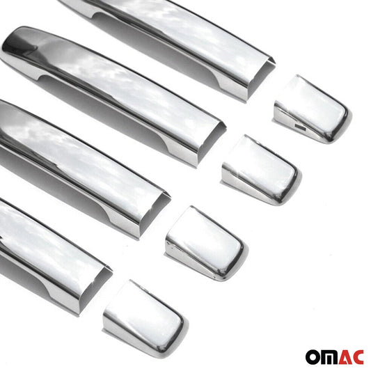 Ornamente cromate pentru mânerul ușii Suzuki Equator 2006-2012 cu 4 uși, oțel inoxidabil, 8x