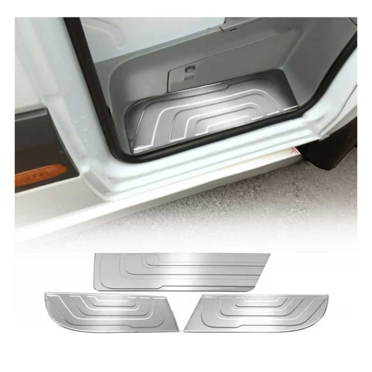 Ornamente prag ușă pentru Mercedes Sprinter W907 2018-2025, oțel inoxidabil, 3x