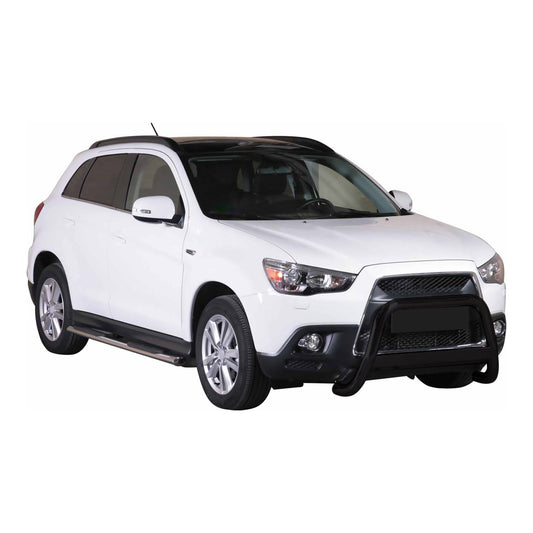 Bară de protecție/buton față pentru Mitsubishi ASX 2010-2012, ø63mm, oțel, negru