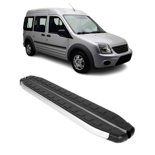 Seitenbretter Trittbretter für Ford Connect 2008-2018 L2 Langer Alu Schwarz