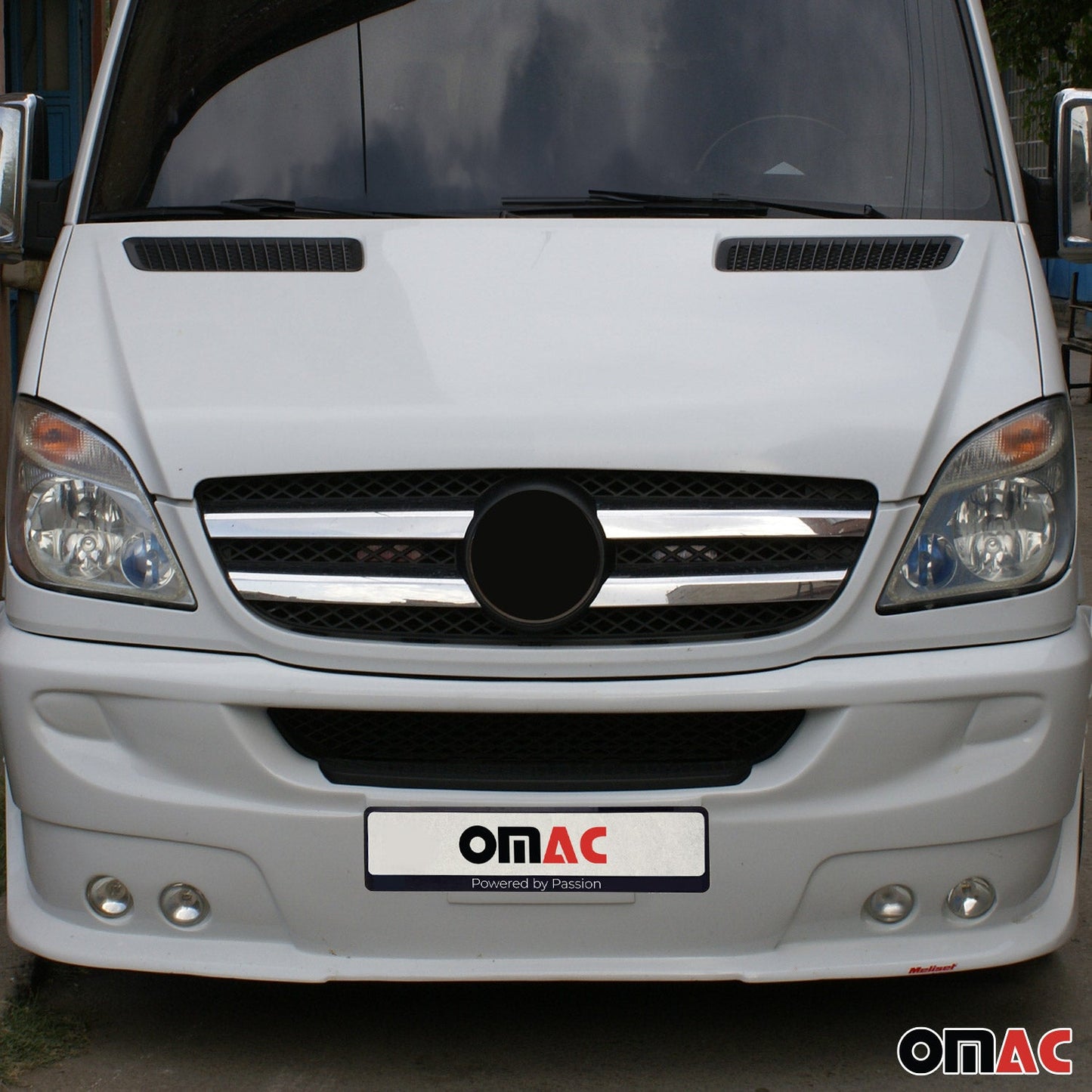Kühlergrill Leisten Grillleisten für Mercedes Sprinter W906 2006-2013 Chrom 4x