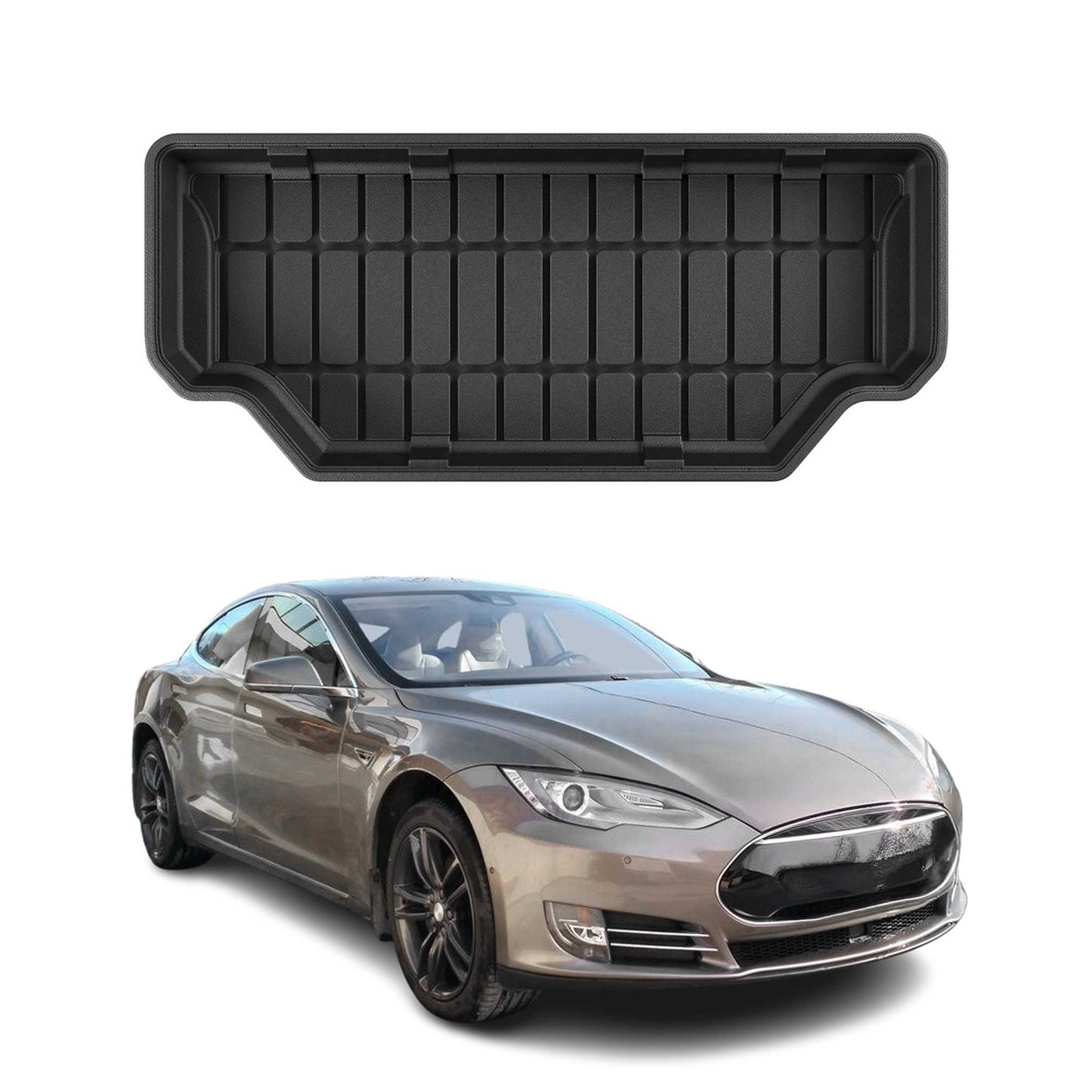 Gumowa wykładzina bagażnika OMAC do modelu Tesla S AWD 2012-2025 z tworzywa TPE