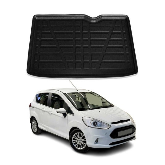 Kofferraumwanne Laderaumwanne für Ford B-Max 2012-2021 Gummi TPE Schwarz
