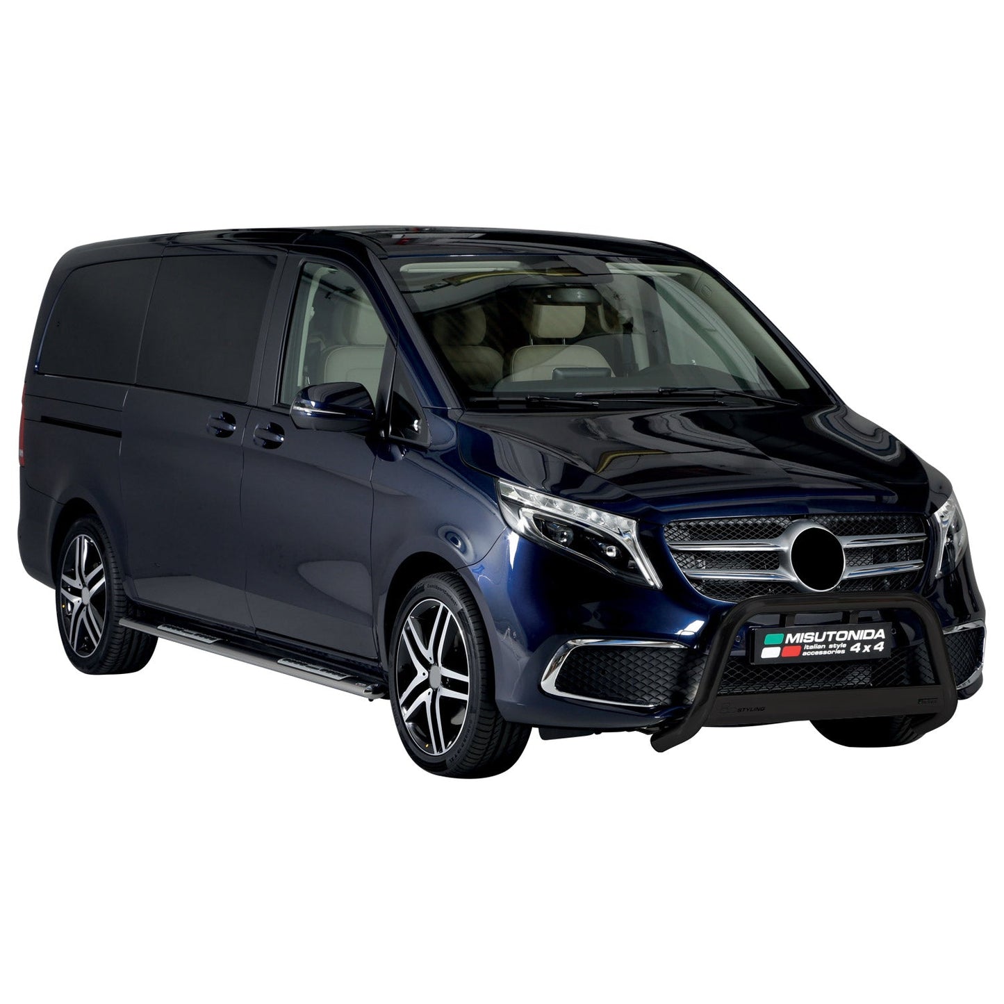 Bară de protecție/buton față pentru Mercedes Class 2020-2025, ø63mm, oțel, negru