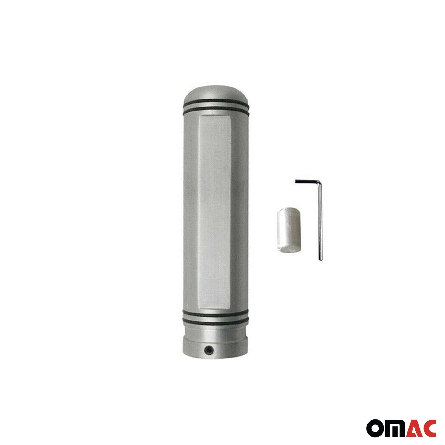 Manetă și burduf frână de mână pentru Peugeot 206 și 206+ 1998-2012, aluminiu mat