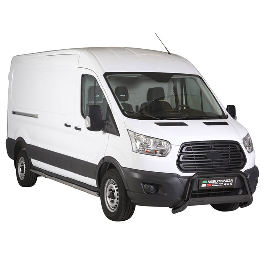 Bară de protecție/buton față pentru Ford Transit 2014-2025, ø63mm, oțel, negru