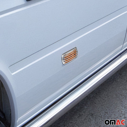 Ramă semnalizare/ramă semnalizare pentru Peugeot J9 Van, set 2 piese, fabricată din ABS cromat