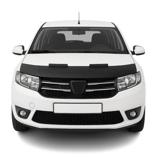 Haubenbra Steinschlagschutz Bonnet Bra für Dacia Sandero 2012-2020 Schwarz Halb