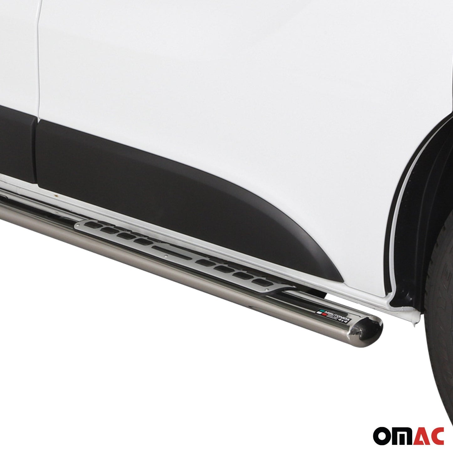 Praguri/praguri laterale din oțel inoxidabil pentru Fiat Talento 2016-2020 ampatament scurt gri