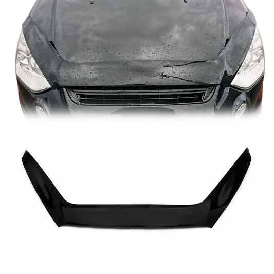 Motorhaube Deflektor für Ford S-Max FL 2010-2015 Schwarz Steinschlagschutz