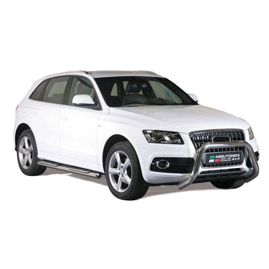 Praguri/praguri laterale din oțel inoxidabil pentru Audi Q5 2008-2015, oțel inoxidabil argintiu