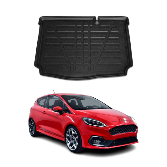 Kofferraumwanne Laderaumwanne für Ford Fiesta 2018-2024 5tür Schrägheck Gummi