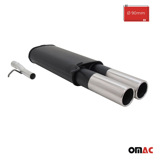 Wydech sportowy Novus do VW Passat 3B / 3BG 2x90mm tłumik tylny z homologacją ABE (niemiecka) 