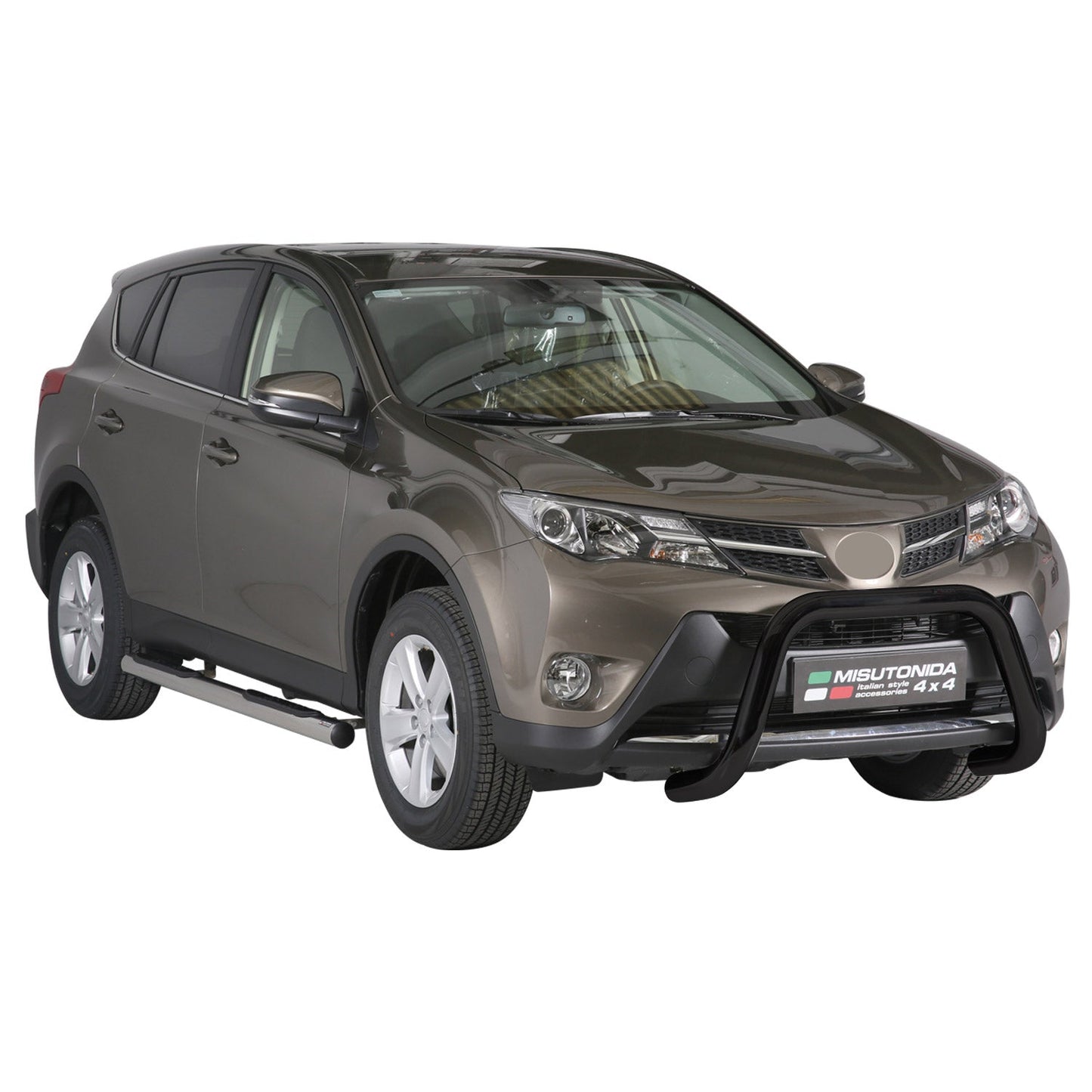 Bară de protecție/buton față pentru Toyota RAV4 XA40 2013-2015 ø76mm oțel negru