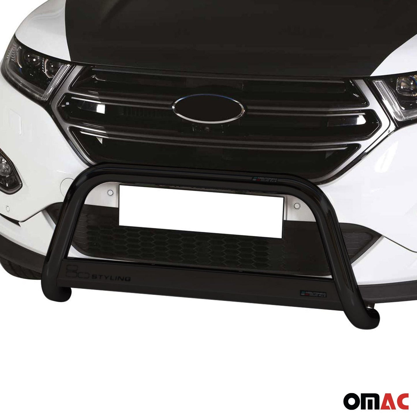 Bară de protecție/buton față pentru Ford Edge 2014-2018, ø63mm, oțel, negru, protecție