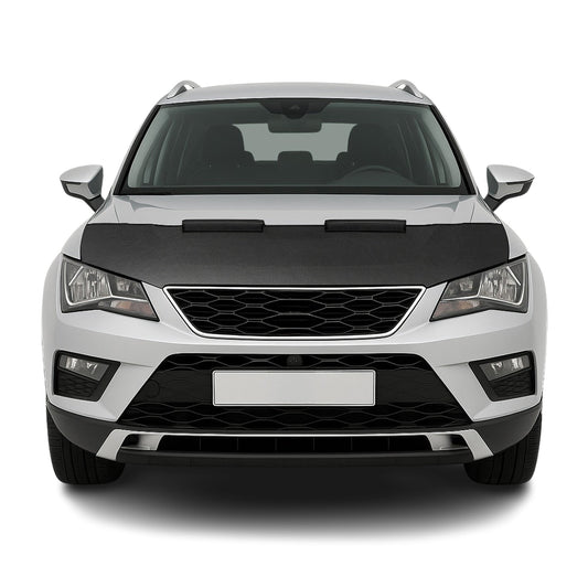 Haubenbra Steinschlagschutz Bonnet Bra für Seat Ateca 2016-2020 Carbon Halb