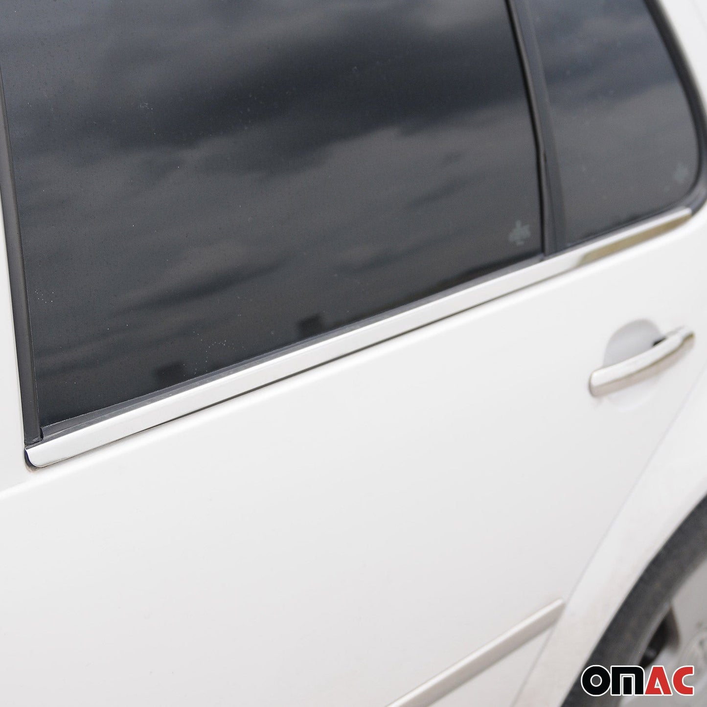 Benzi decorative pentru geamuri pentru VW Golf 1997-2003, oțel inoxidabil cromat, 4 bucăți