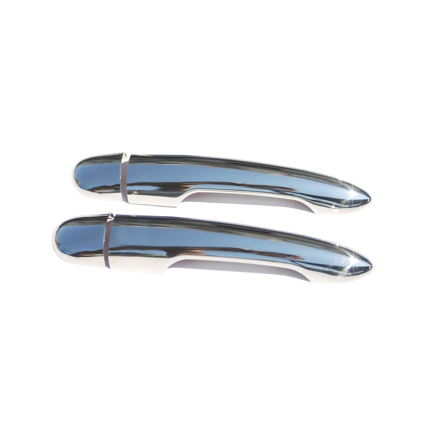 Ornamente mâner ușă, capace mâner ușă pentru Renault Clio 2012-2019 2 uși, oțel inoxidabil, 4x