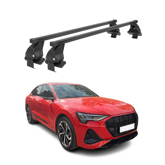 Menabo Dachträger für Audi e-Tron Sportback 2021-2025 50kg Stahl Schwarz 2x