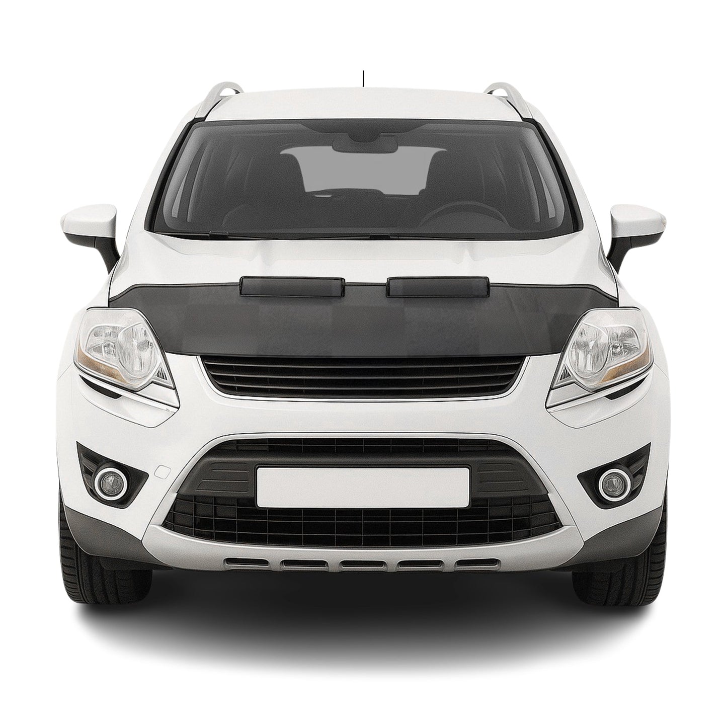 Haubenbra Steinschlagschutz Bonnet Bra für Ford Kuga I 2008-2012 Kariert Halb