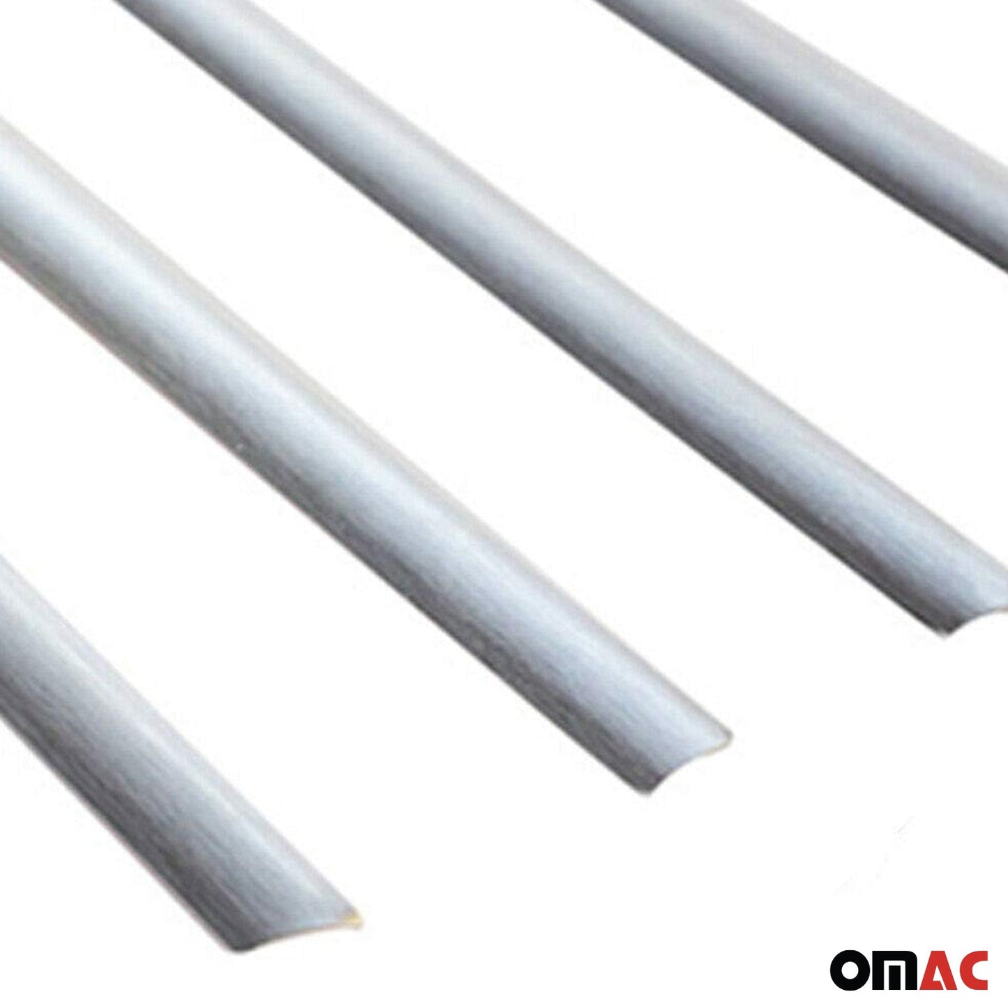 Benzi decorative pentru geamuri pentru VW Golf 2012-2019, oțel inoxidabil periat, cromate, set 4 piese