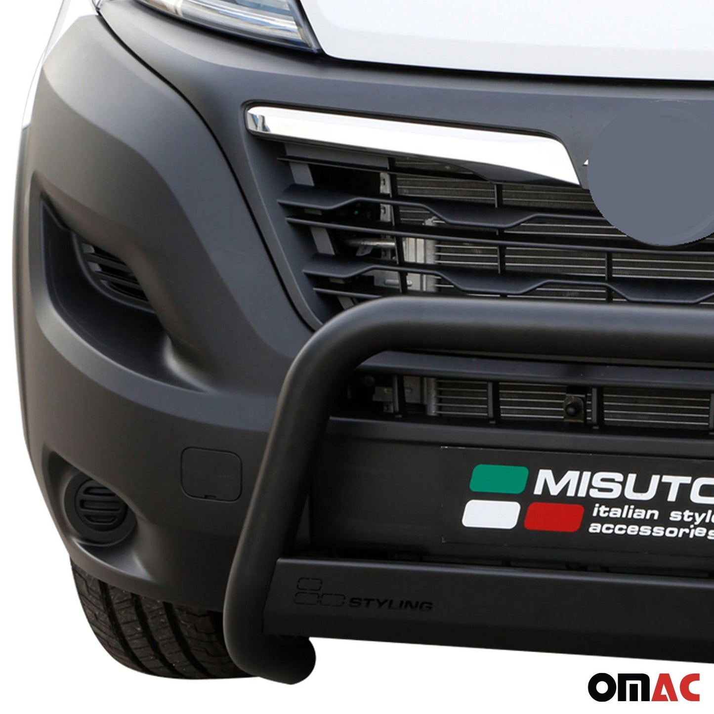 Bară de protecție/buton față pentru Opel Movano 2022-2025, ø63mm, oțel, negru, protecție