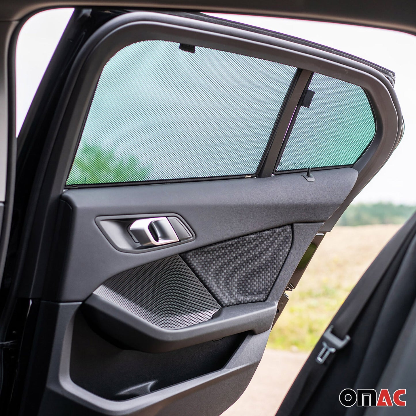 Sonnenschutz Blenden für Bmw 1er E88 Cabriolet 2007-2013 Hintere Türen 4 tlg